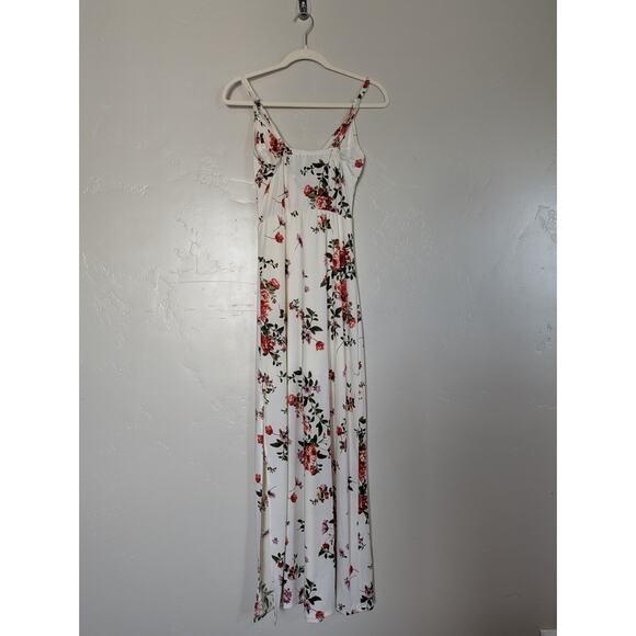 Stilletto's Maxi Dress Womens Small V Neck Babydoll Cottagecore‎ Romantic - Picture 5 of 11